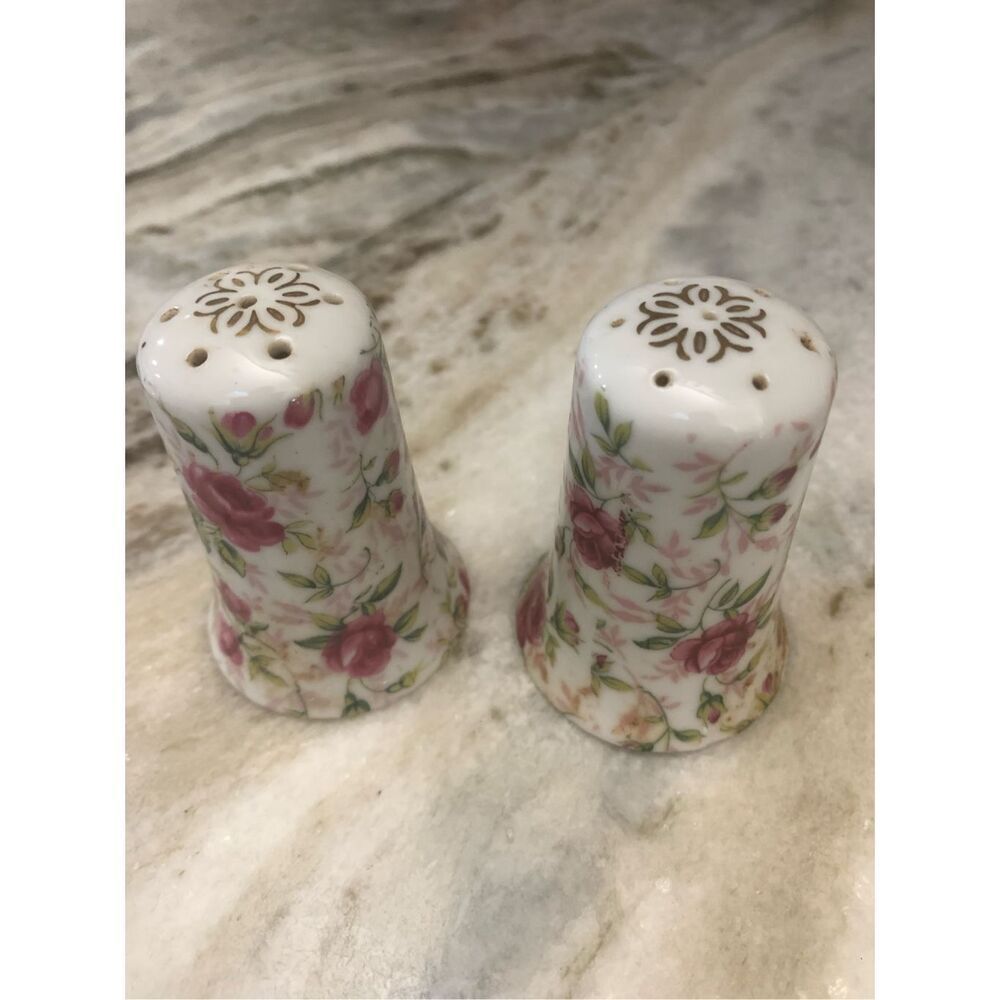 Roses Antique Salt and Pepper Shaker